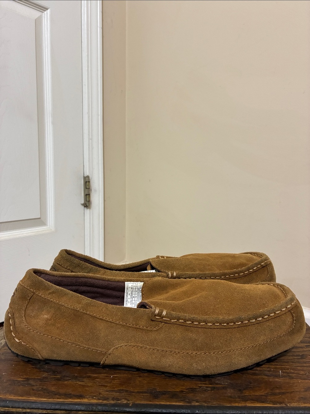 UGG Adler Slip-On Moccasins Men’s Chestnut 12 Lounge Comfort Fall Winter Casual